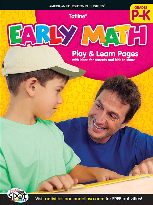 Title details for Early Math, Grades PK - K by Carson Dellosa Education - Available